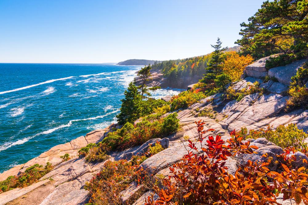 Maine-coastline-at-Acadia-National-park