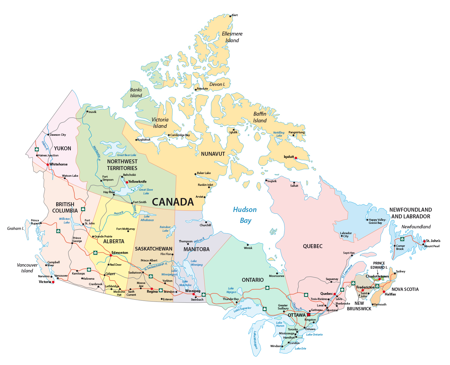 Travel-Map-of-Canada