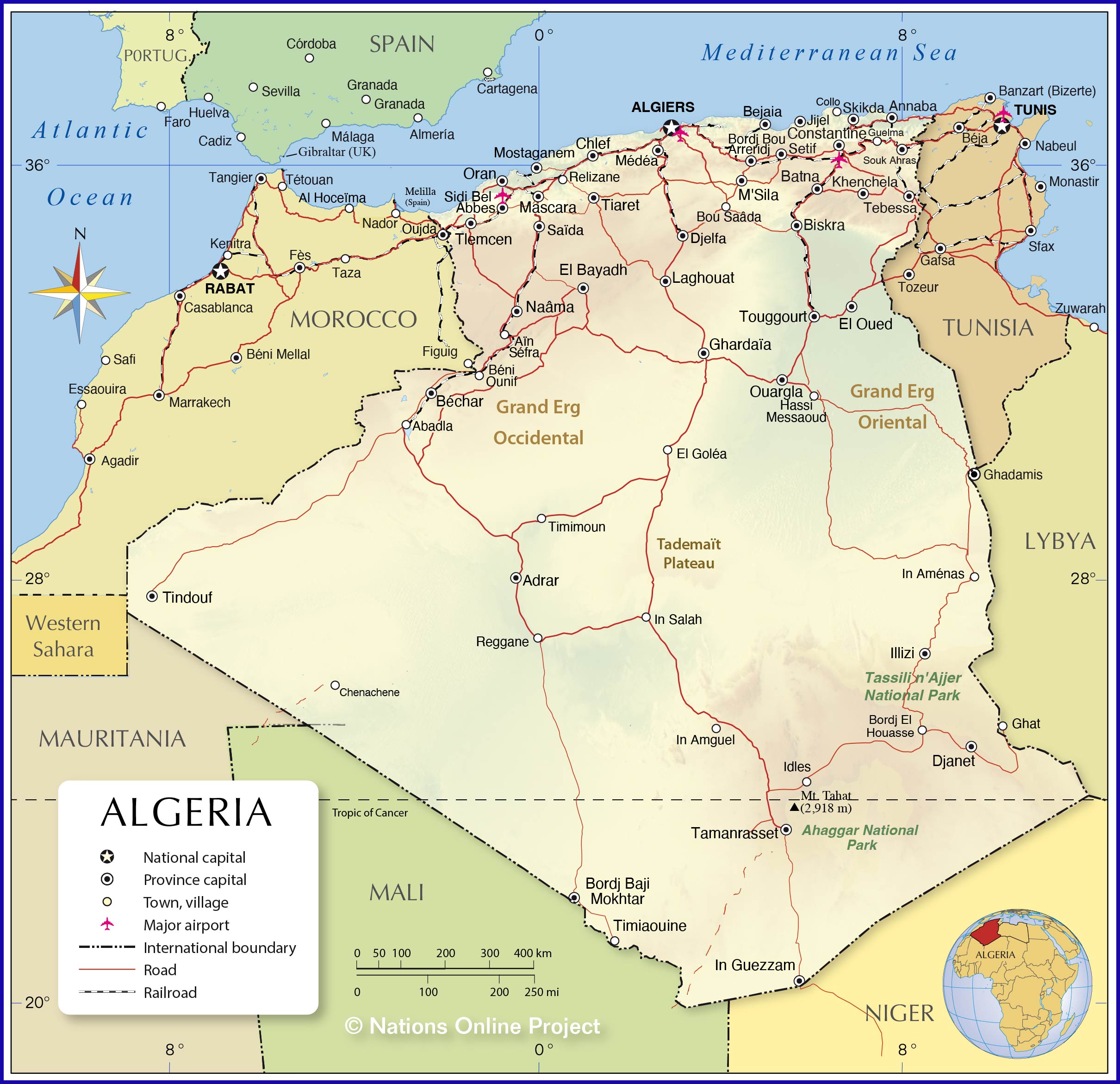 Algeria-Map